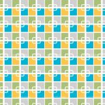 Geometric Retro Background in Pastel Colors